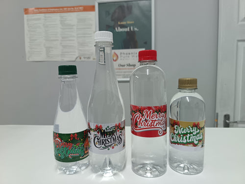 24 Pack-Christmas Customized Bottles